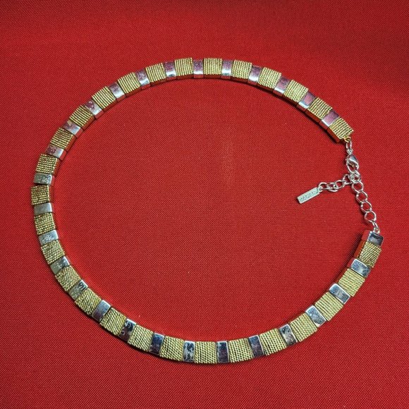 Napier Collar Gold Tone Silver Tone Necklace - Picture 12 of 12